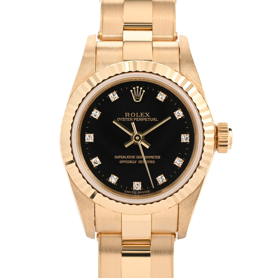 【中古A品】  ロレックス オイスターパーペチュアル  76198G イエローゴールド 元町本店