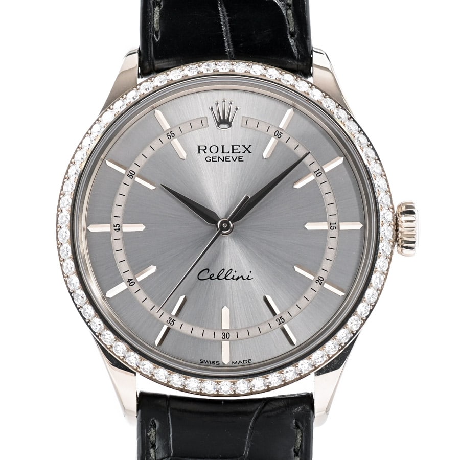 【中古A品】  ロレックス チェリーニ タイム  50709RBR ホワイトゴールド 横浜関内店