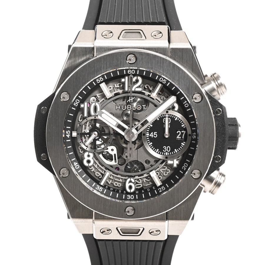 【中古A品】  ウブロ ビッグバン ウニコ チタニウム  441.NX.1171.RX チタニウム 元町本店