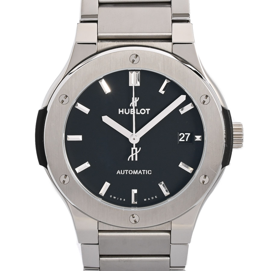 【中古A品】  ウブロ クラシック フュージョン チタニウム  510.NX.1170.NX チタニウム 銀座