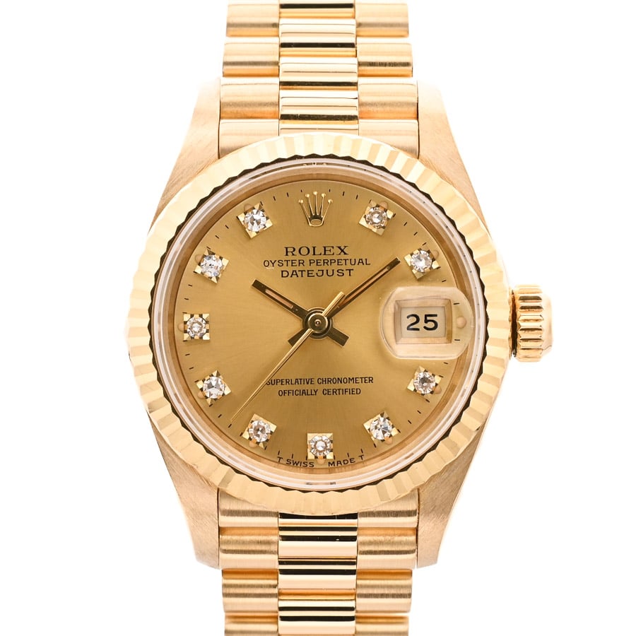 【中古A品】  ロレックス デイトジャスト  69178G イエローゴールド 銀座