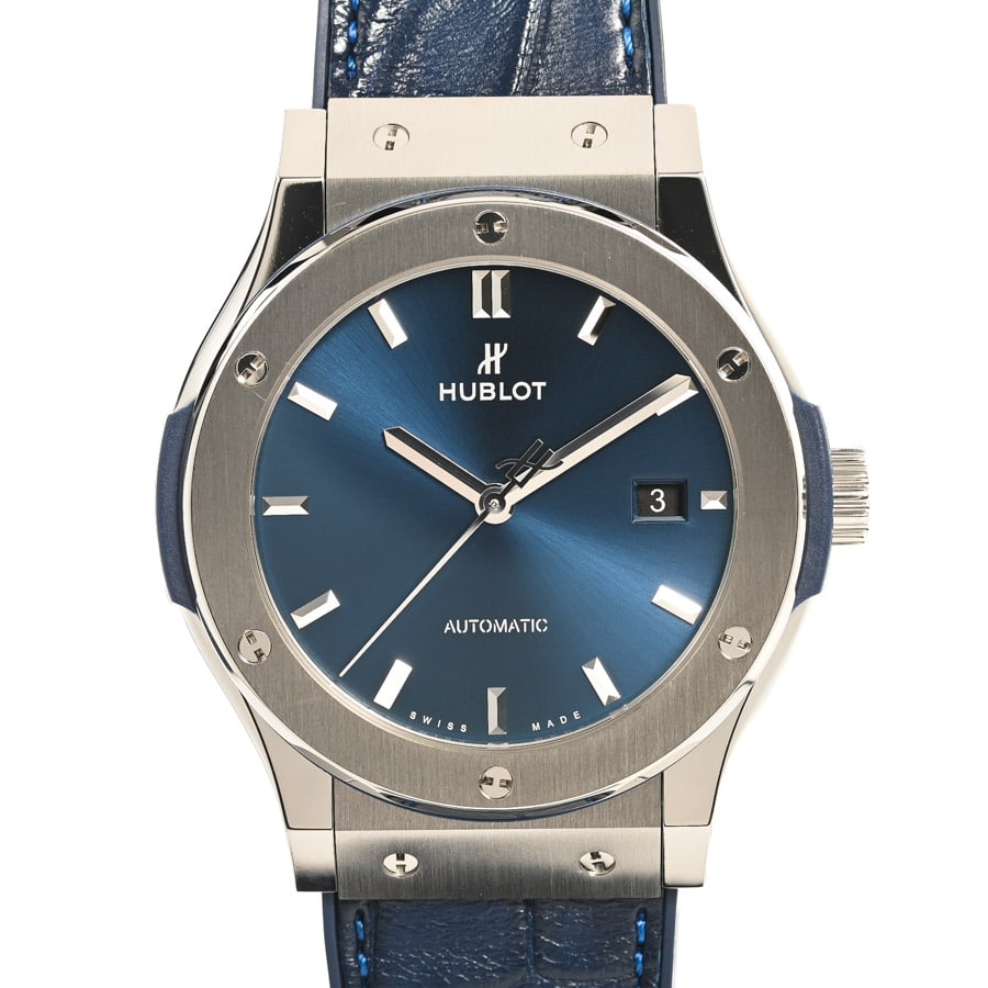 【中古A品】  ウブロ クラシックフュージョン  542.NX.7170.LR チタニウム 銀座