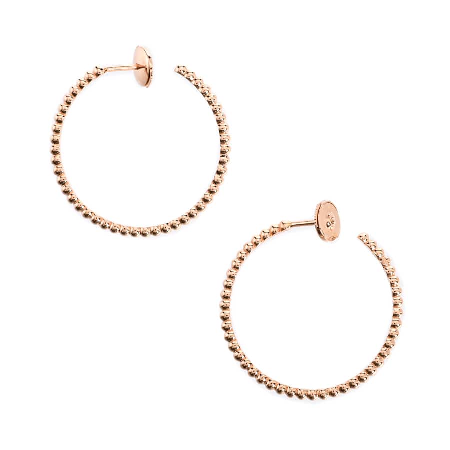 【中古A品】  ヴァンクリーフアーペル ペルレ フープ  VCARN9PL00 K18ピンクゴールド THE YOKOHAMA FRONT