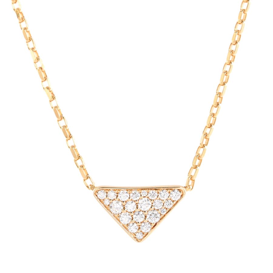 【中古A品】  プラダ マイクロトライアングル  1JCA38 K18イエローゴールド 横浜関内店