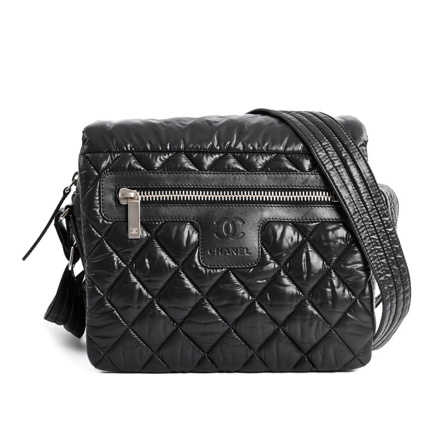 【中古AB品】  シャネル コココクーンスモールメッセンジャーバッグ  A48616 ナイロン 元町本店