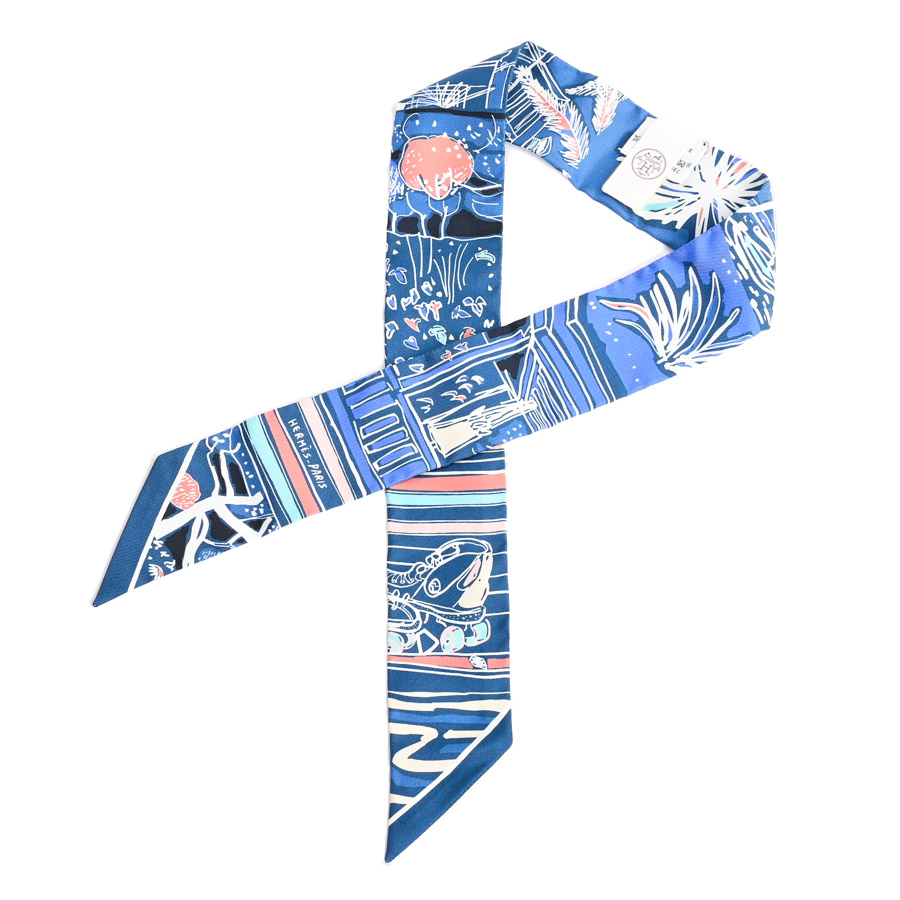 【未使用品】  エルメス ツイリー   シルク 新宿歌舞伎町店