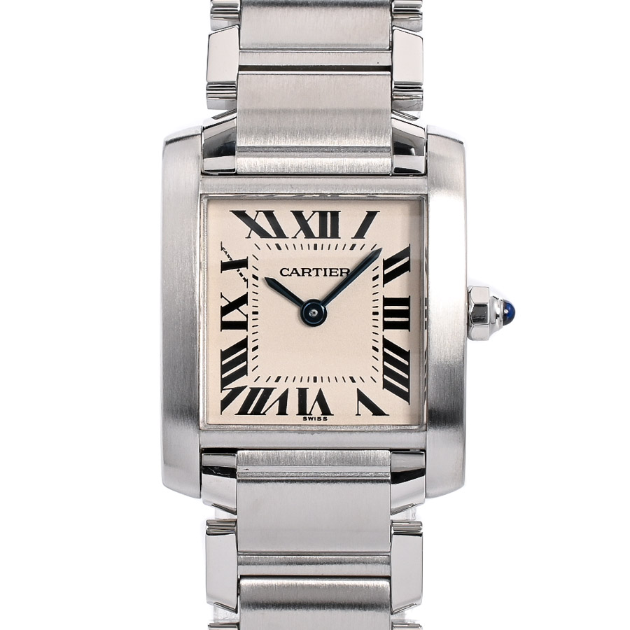 【中古A品】  カルティエ タンクフランセーズSM  W51008Q3 ステンレス 新宿歌舞伎町店