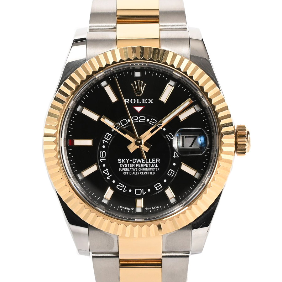 【中古A品】  ロレックス スカイドゥエラー  336933/OYS ステンレス/イエローゴールド 銀座