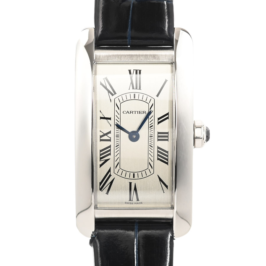 【中古A品】  カルティエ タンクアメリカンSM  WSTA0082 ステンレス 元町本店