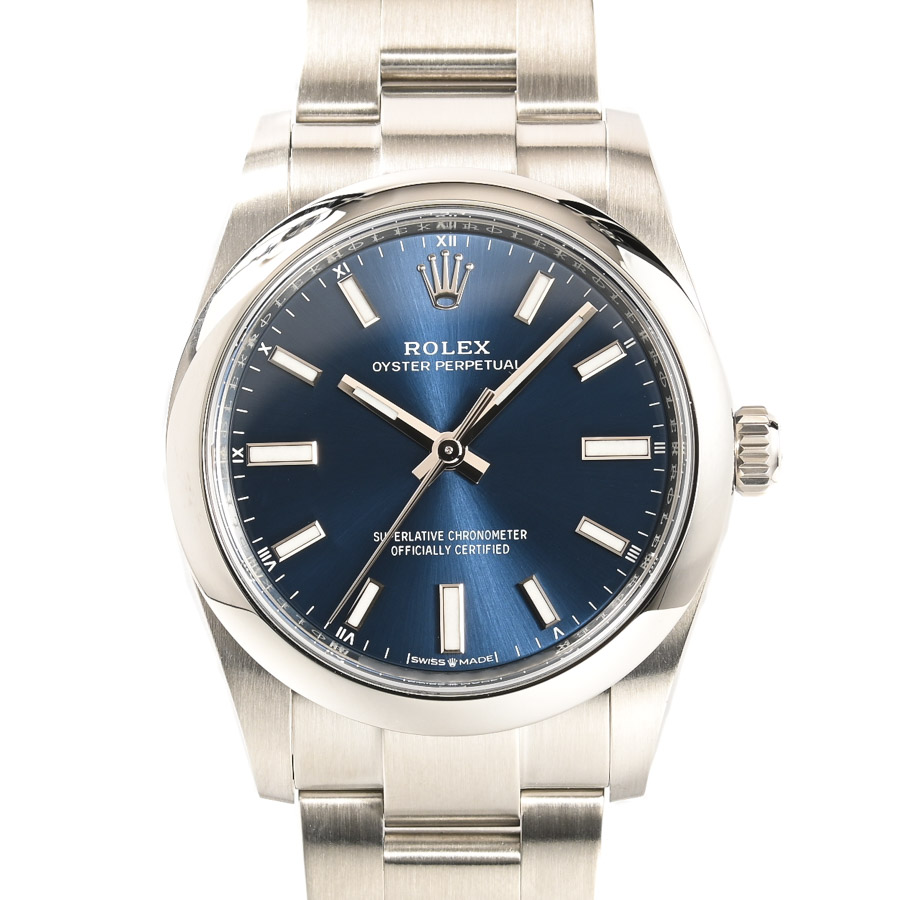 【中古A品】  ロレックス オイスターパーペチュアル34  124200 ステンレス 元町本店