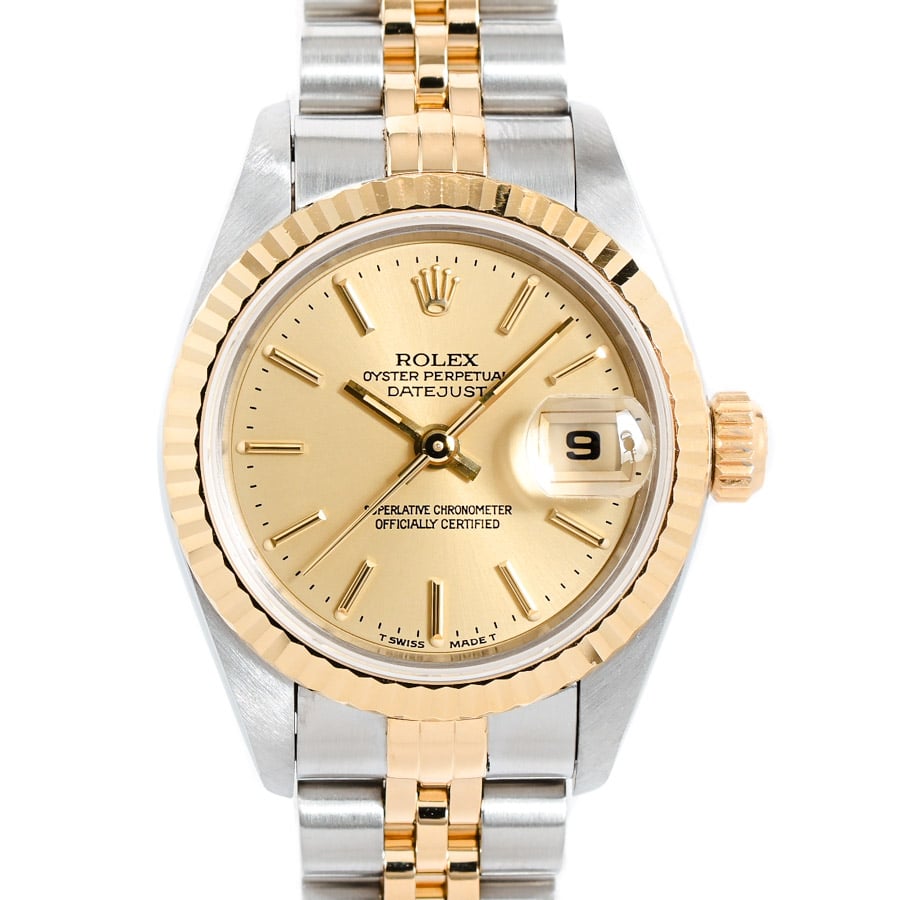 【中古A品】  ロレックス デイトジャスト  69173 ステンレス/イエローゴールド 銀座