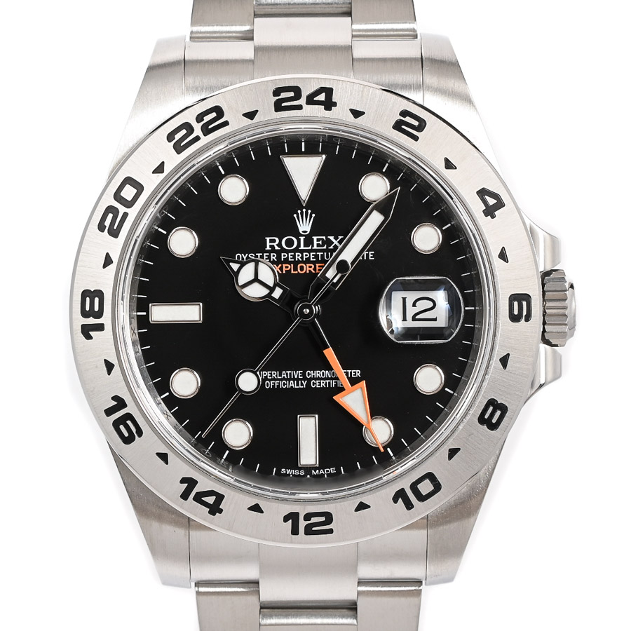 【中古A品】  ロレックス エクスプローラー2  216570 ステンレス 銀座