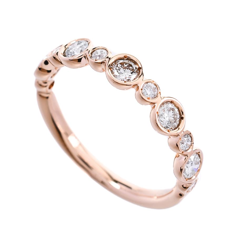 【中古A品】  ノンブランドジュエリー ダイヤ リング   K18ピンクゴールド 横浜関内店