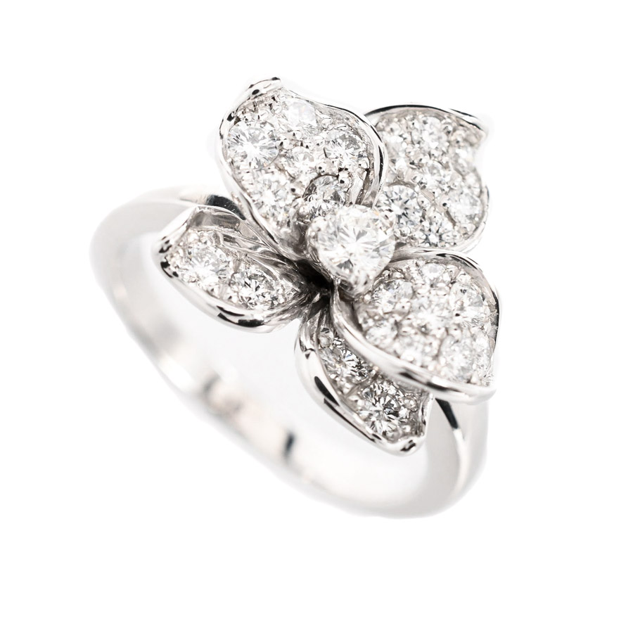 【中古A品】  モニッケンダム ダイヤ リング   K18ホワイトゴールド 横浜関内店