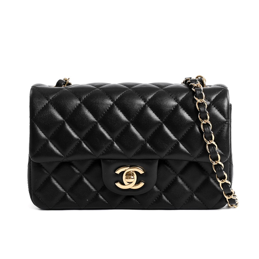 【中古A品】  シャネル ミニクラシックハンドバッグ   ラムスキン 新宿歌舞伎町店