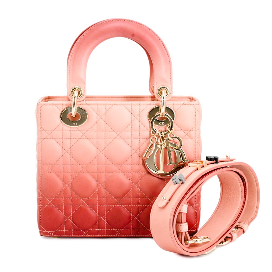 【中古A品】  ディオール レディディオールマイABCスモール   ラムスキン 新宿歌舞伎町店