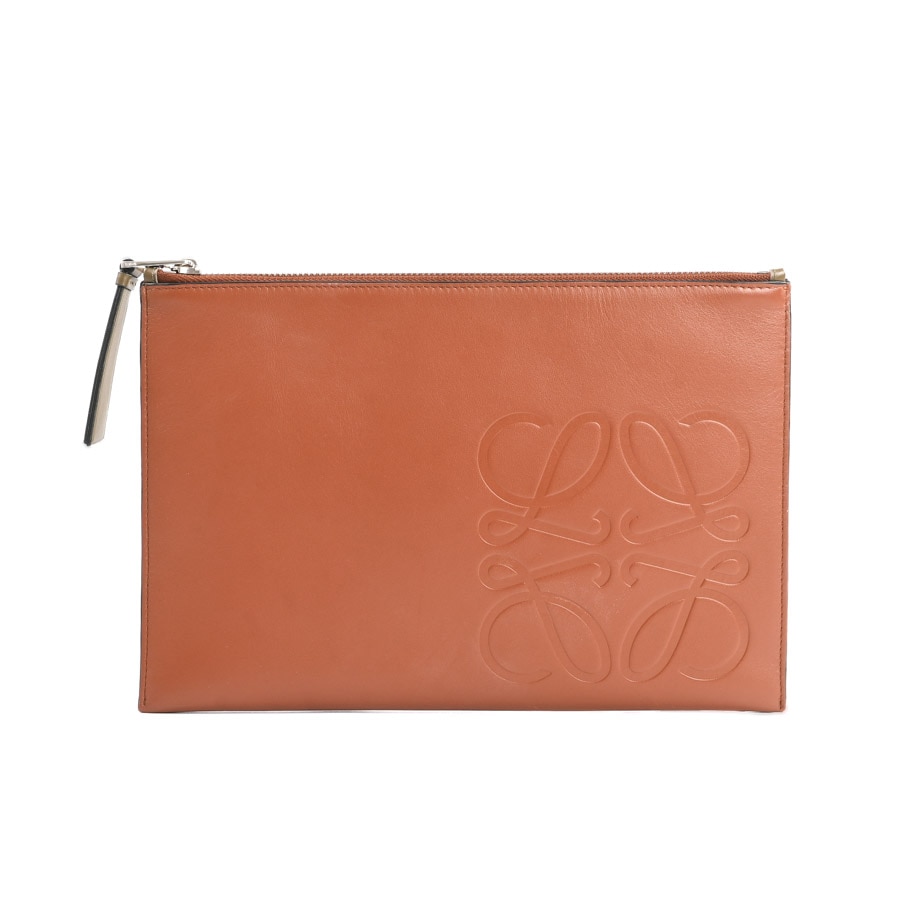 【中古A品】  ロエベ フラットポーチ  C565R41X04 カーフ 横浜関内店