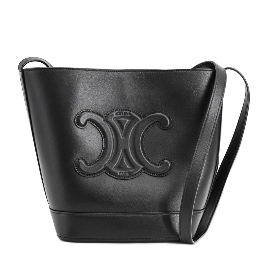 【中古A品】  セリーヌ スモールバケットキュイルトリオンフ  113783 カーフ 新宿歌舞伎町店