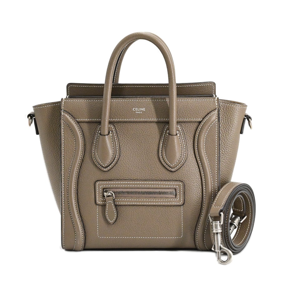 【中古A品】  セリーヌ ラゲージナノ  189243 型押しレザー 横浜関内店