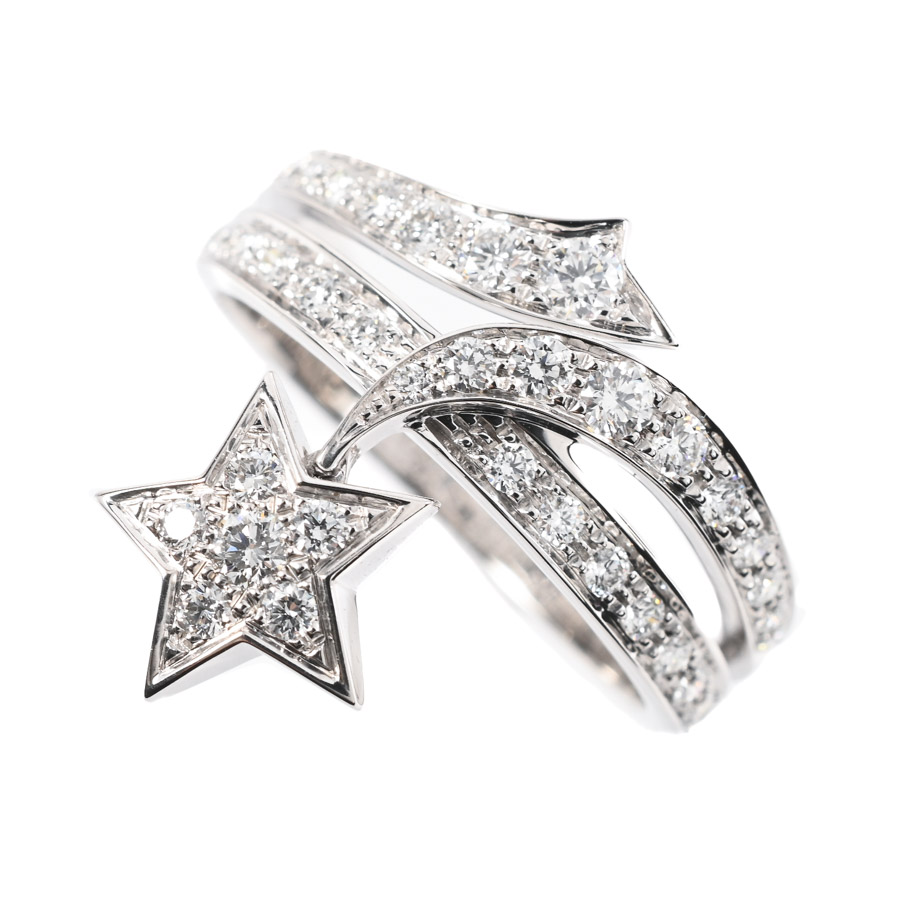 【中古A品】  シャネル コメット  J10812 K18ホワイトゴールド 新宿歌舞伎町店