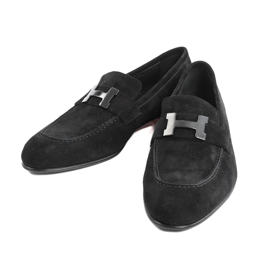 【未使用品】  エルメス モカシンパリ   ベロア 新宿歌舞伎町店