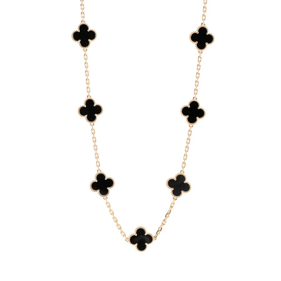 【中古A品】  ヴァンクリーフアーペル ヴィンテージアルハンブラ  VCARA43100 K18イエローゴールド THE YOKOHAMA FRONT