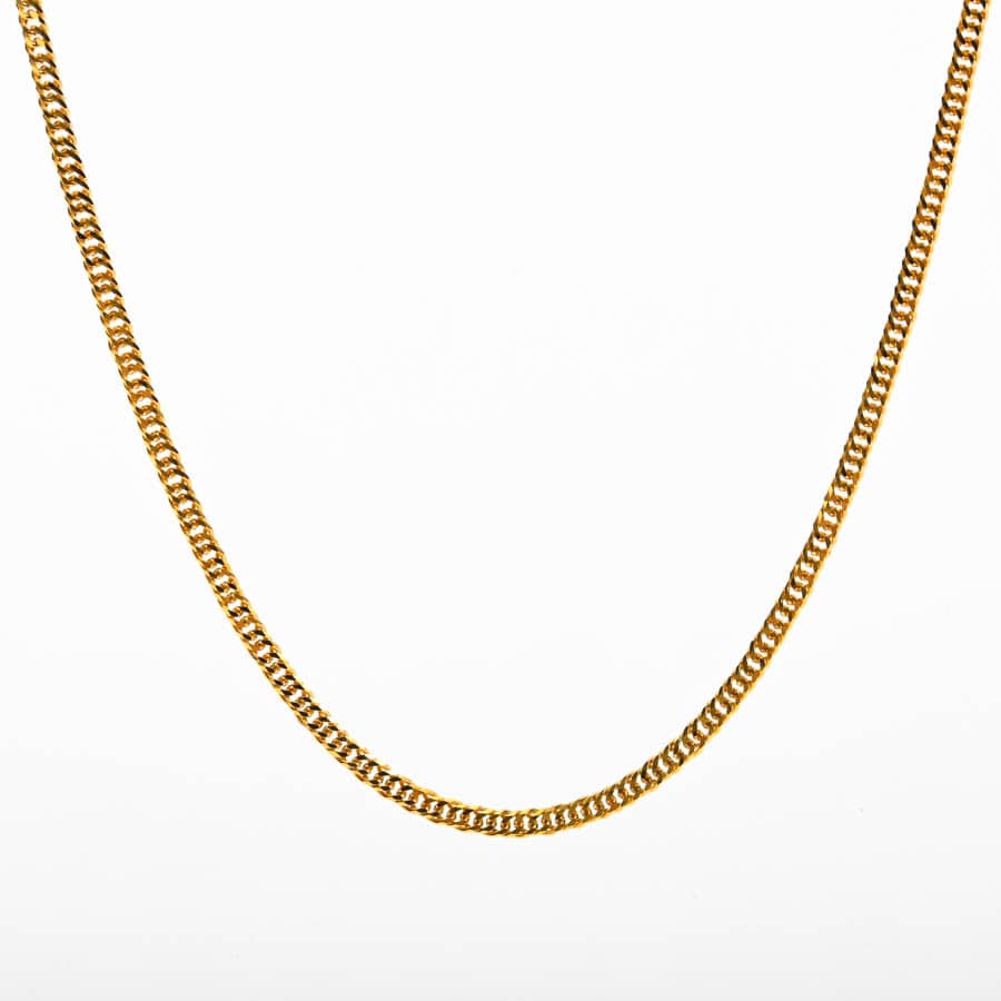 【新品】  ノンブランドジュエリー 喜平ネックレス 6面ダブル 20.2g   K24イエローゴールド 元町本店