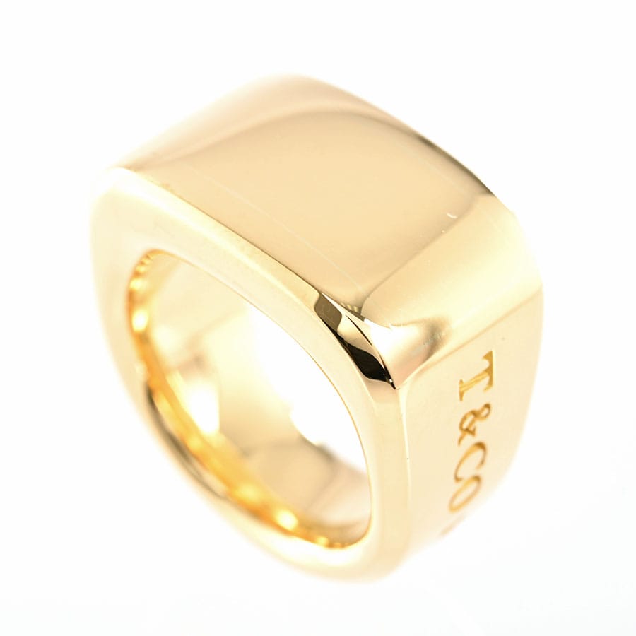 【中古A品】  ティファニー メイカーズ シグネット   K18イエローゴールド 新宿歌舞伎町店