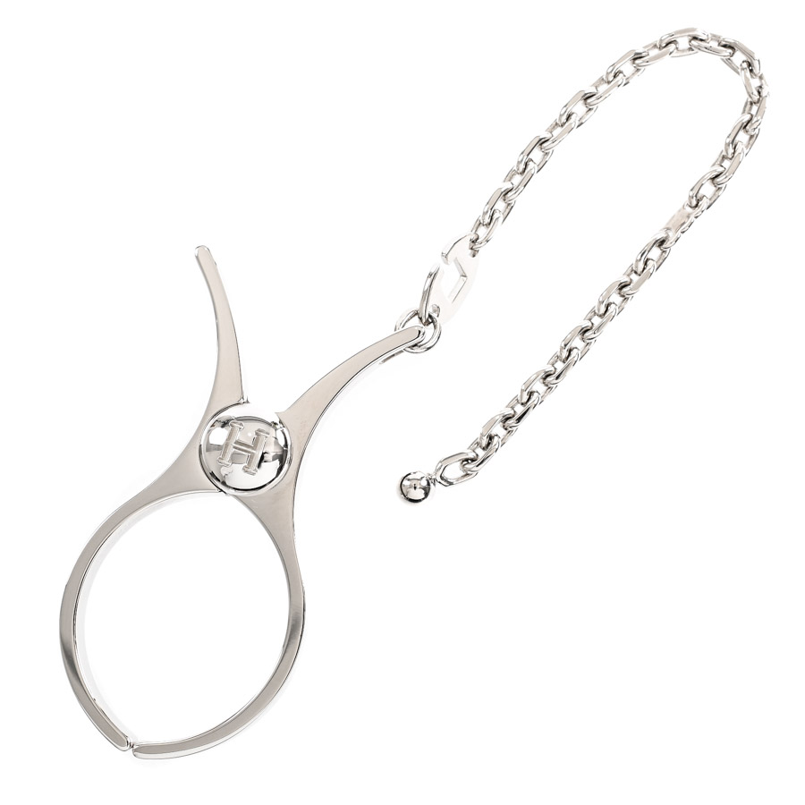 【中古A品】  エルメス フィルグローブホルダー   パラジウム 新宿歌舞伎町店