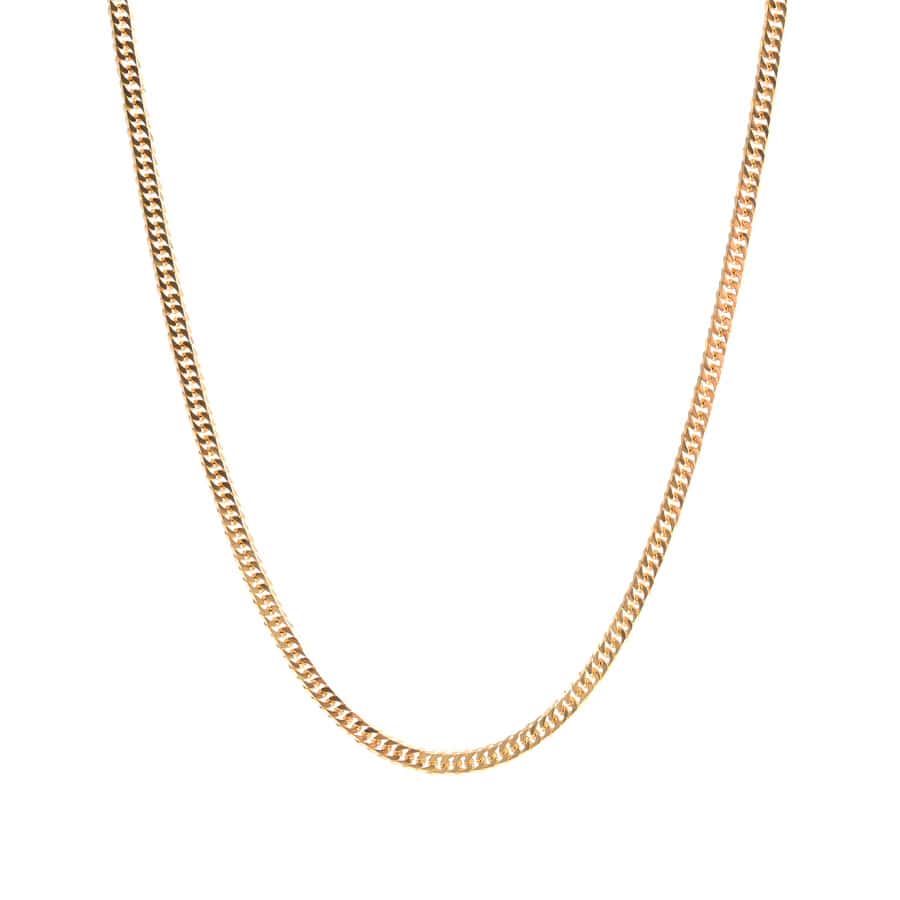 【中古A品】  ノンブランドジュエリー 喜平ネックレス 6面ダブル 20.2g   K18YG 銀座