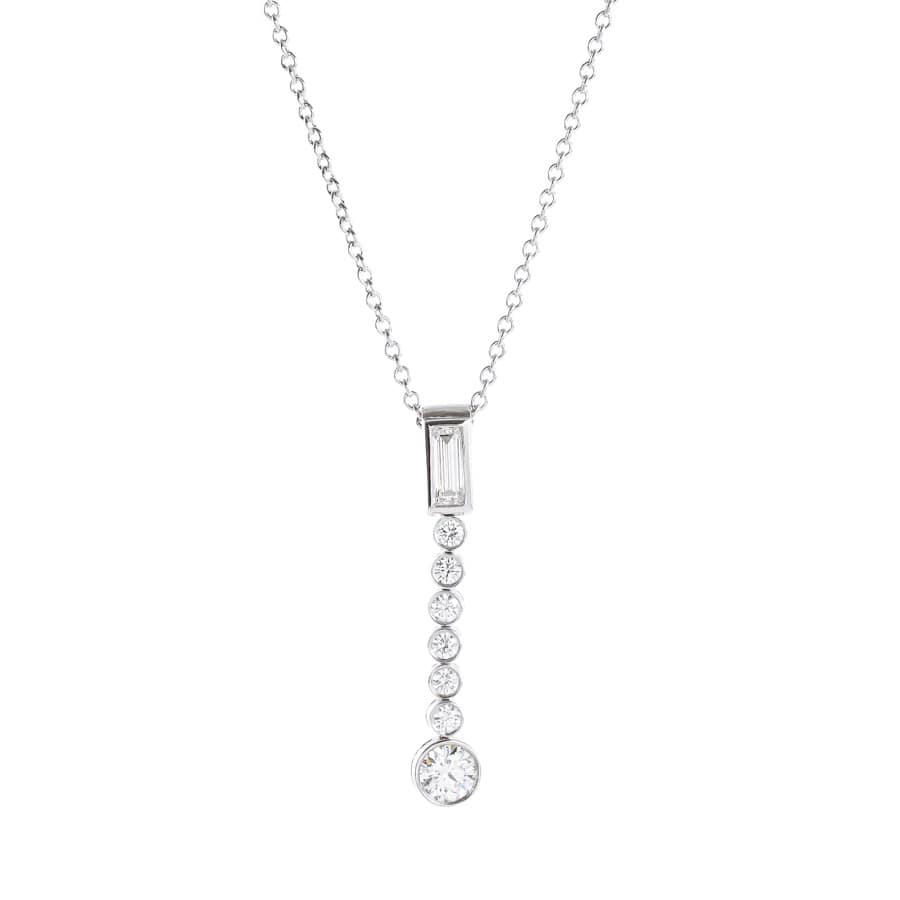 【中古A品】  ティファニー ジャズドロップ   Pt950 銀座