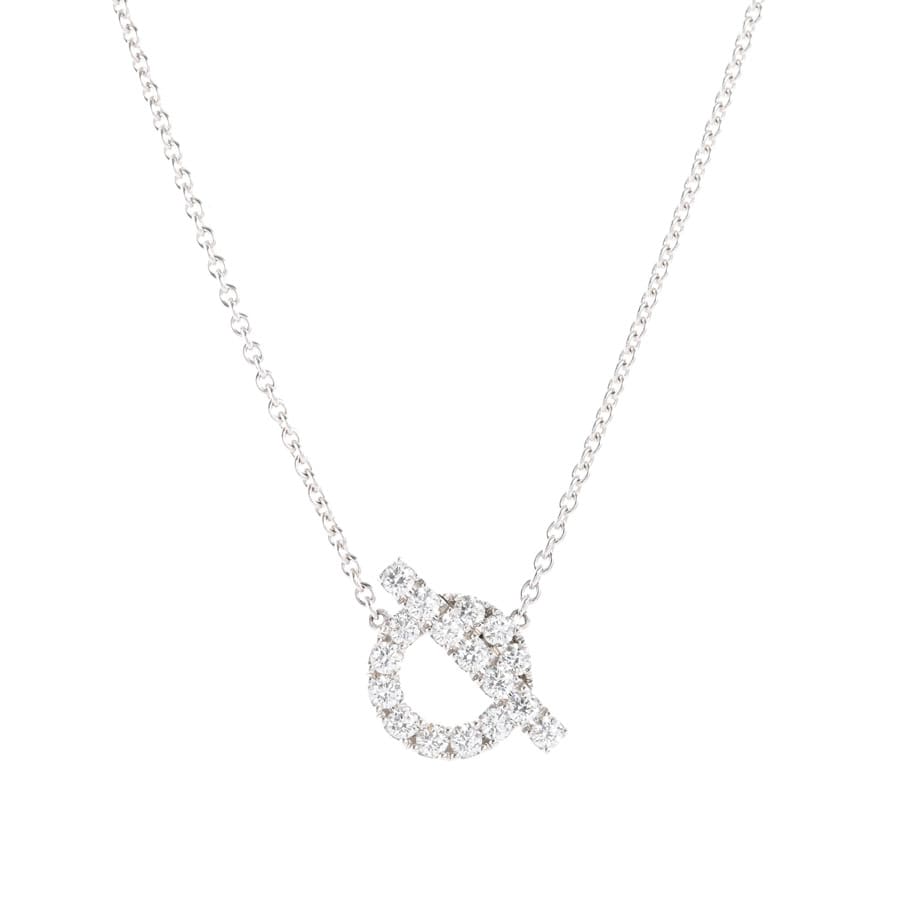 【中古A品】  エルメス フィネス  H219310B K18ホワイトゴールド 横浜関内店