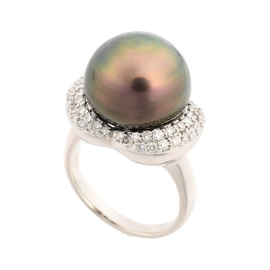 【中古A品】  ノンブランドジュエリー パール リング   プラチナ900 横浜関内店