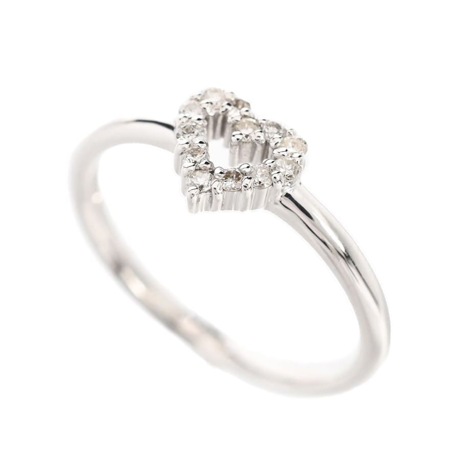 【中古A品】  ノンブランドジュエリー ダイヤ リング   K18ホワイトゴールド 横浜関内店