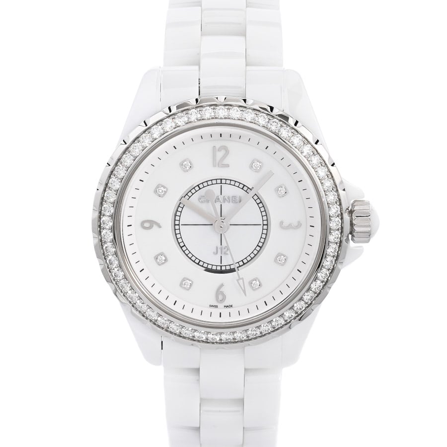 【中古A品】  シャネル J12 33mm  H3110 セラミック 銀座