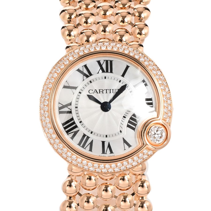 【中古A品】  カルティエ バロンブラン ドゥ カルティエ  WE902071 ピンクゴールド 銀座