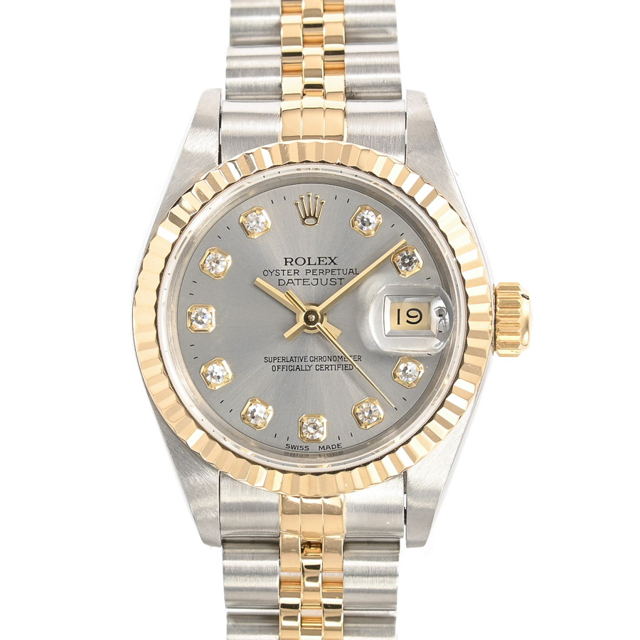 【中古A品】  ロレックス デイトジャスト  69173G ステンレス/イエローゴールド 銀座
