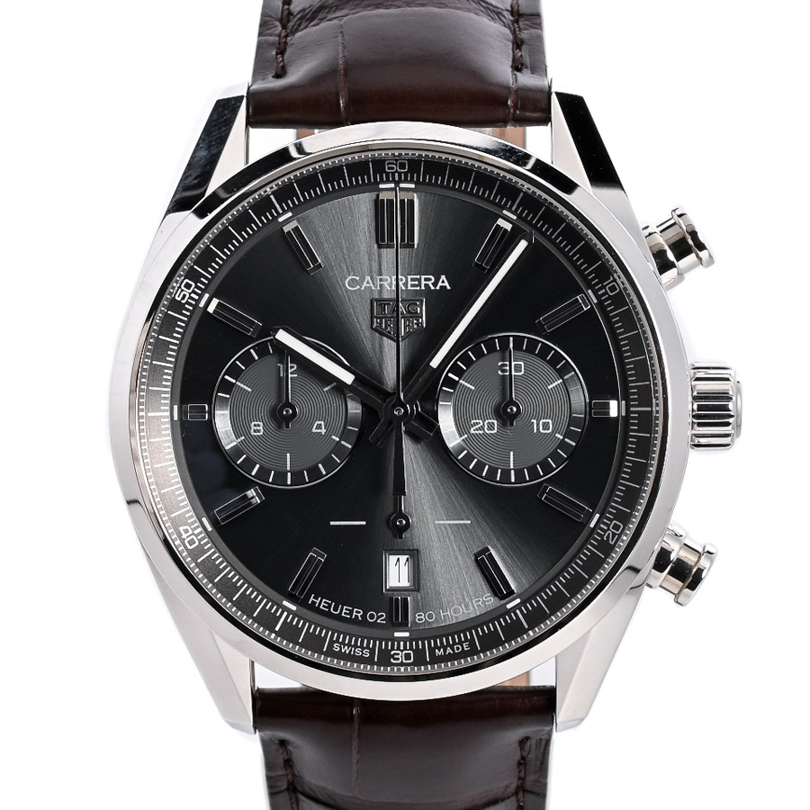 【未使用品】  タグホイヤー カレラ キャリバー ホイヤー02 クロノグラフ  CBN2012.FC6483 ステンレス 新宿歌舞伎町店