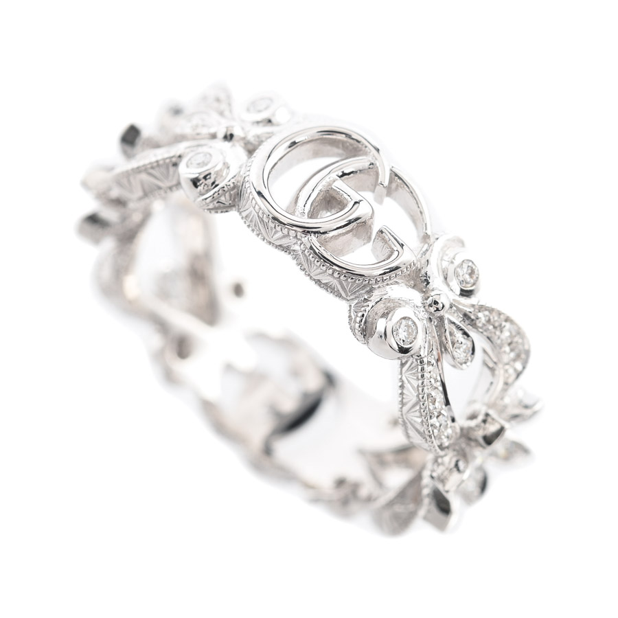 【中古A品】  グッチ フローラ   K18ホワイトゴールド(K18WG) 元町本店