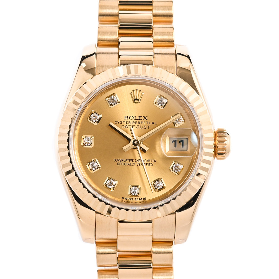 【中古A品】  ロレックス デイトジャスト  179178G イエローゴールド 横浜関内店