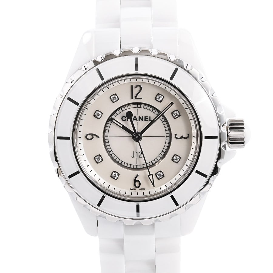 【中古A品】  シャネル J12 33mm  H2422 セラミック 元町本店