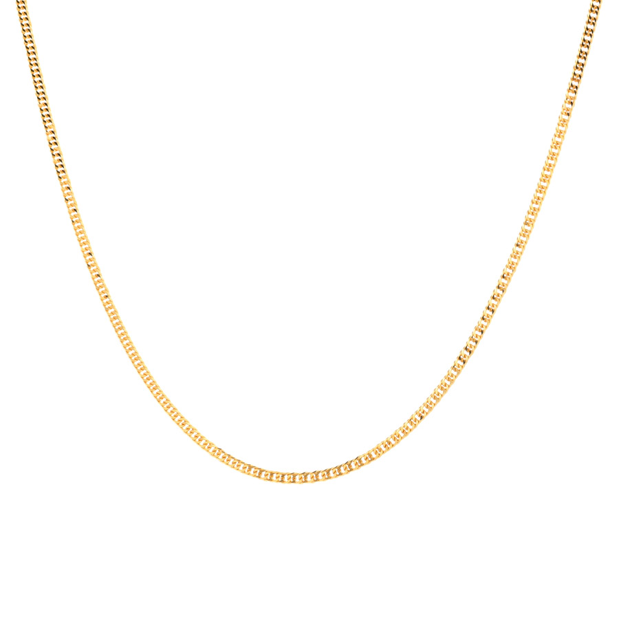 【中古A品】  ノンブランドジュエリー 喜平ネックレス 6面ダブル 11.4g   K24イエローゴールド 元町本店