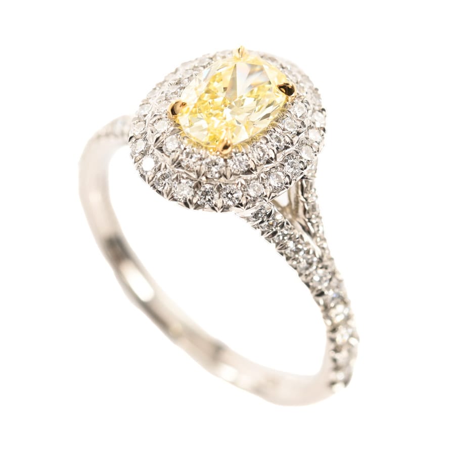 【中古A品】  ティファニー ソレスト   プラチナ950/K18ホワイトゴールド(Pt950/K18WG) 元町本店