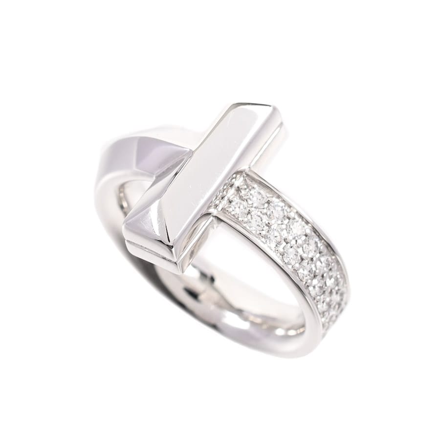 【中古A品】  ティファニー Tワン   K18ホワイトゴールド 新宿歌舞伎町店