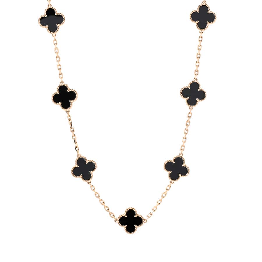 【中古A品】  ヴァンクリーフアーペル ヴィンテージアルハンブラ  VCARA43100 K18イエローゴールド 元町本店