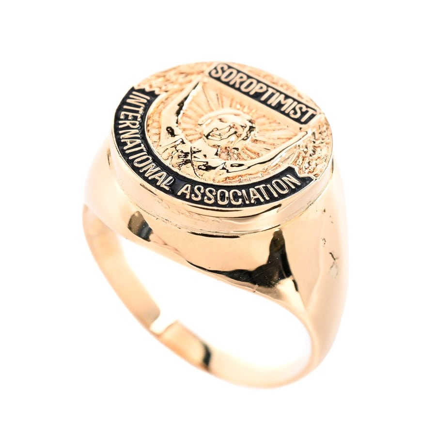 【中古B品】  タサキ シグネットリング   K18イエローゴールド 横浜関内店