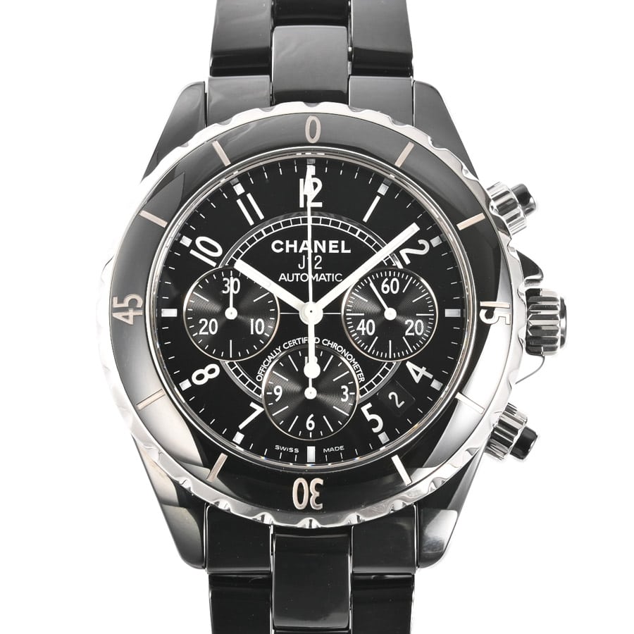 【中古A品】  シャネル J12 クロノグラフ 41mm  H0940 セラミック 元町本店
