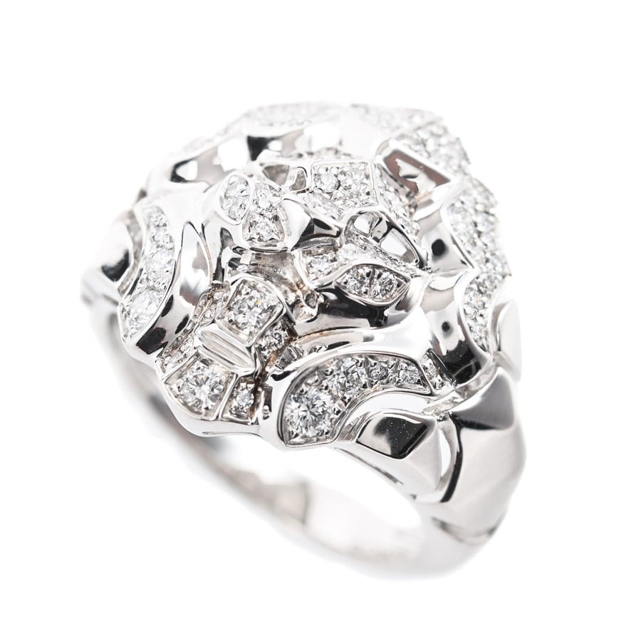 【中古A品】  シャネル スールシーニュデュリオン  J10758 K18ホワイトゴールド 銀座