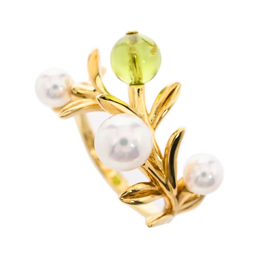 【中古A品】  ミキモト オリーブ  PR1518FK K18イエローゴールド 元町本店