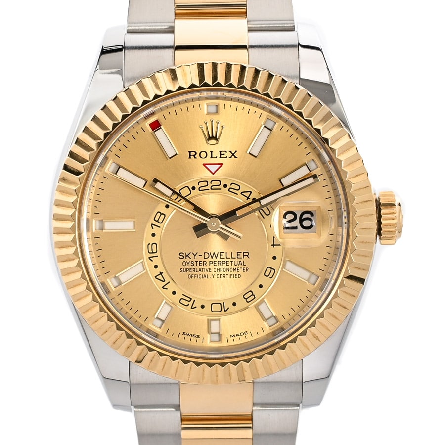 【中古A品】  ロレックス スカイドゥエラー  326933/OYS ステンレス/イエローゴールド 元町本店